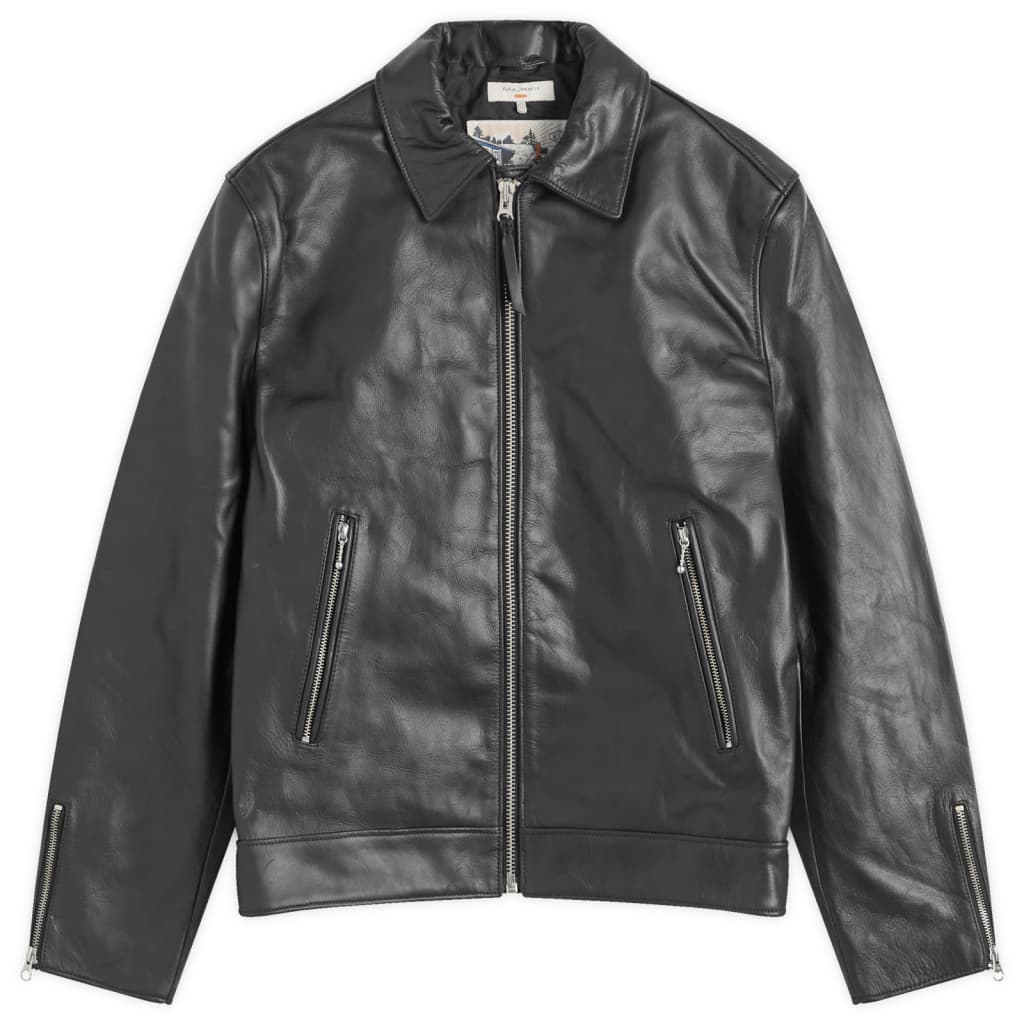 

Кожаная куртка Eddy Rider Nudie Jeans Co, цвет rider leather jacket