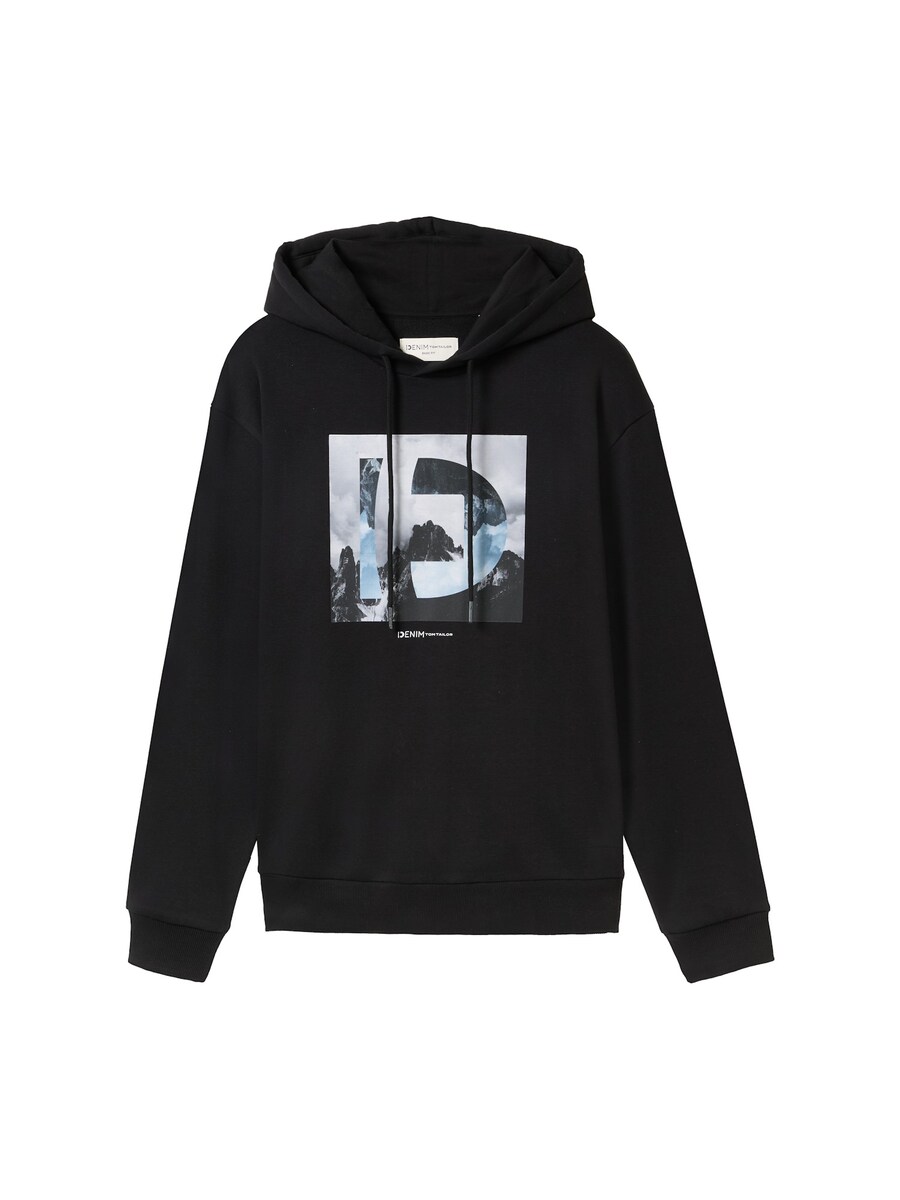 

Толстовка с капюшоном TOM TAILOR Sweater, черный