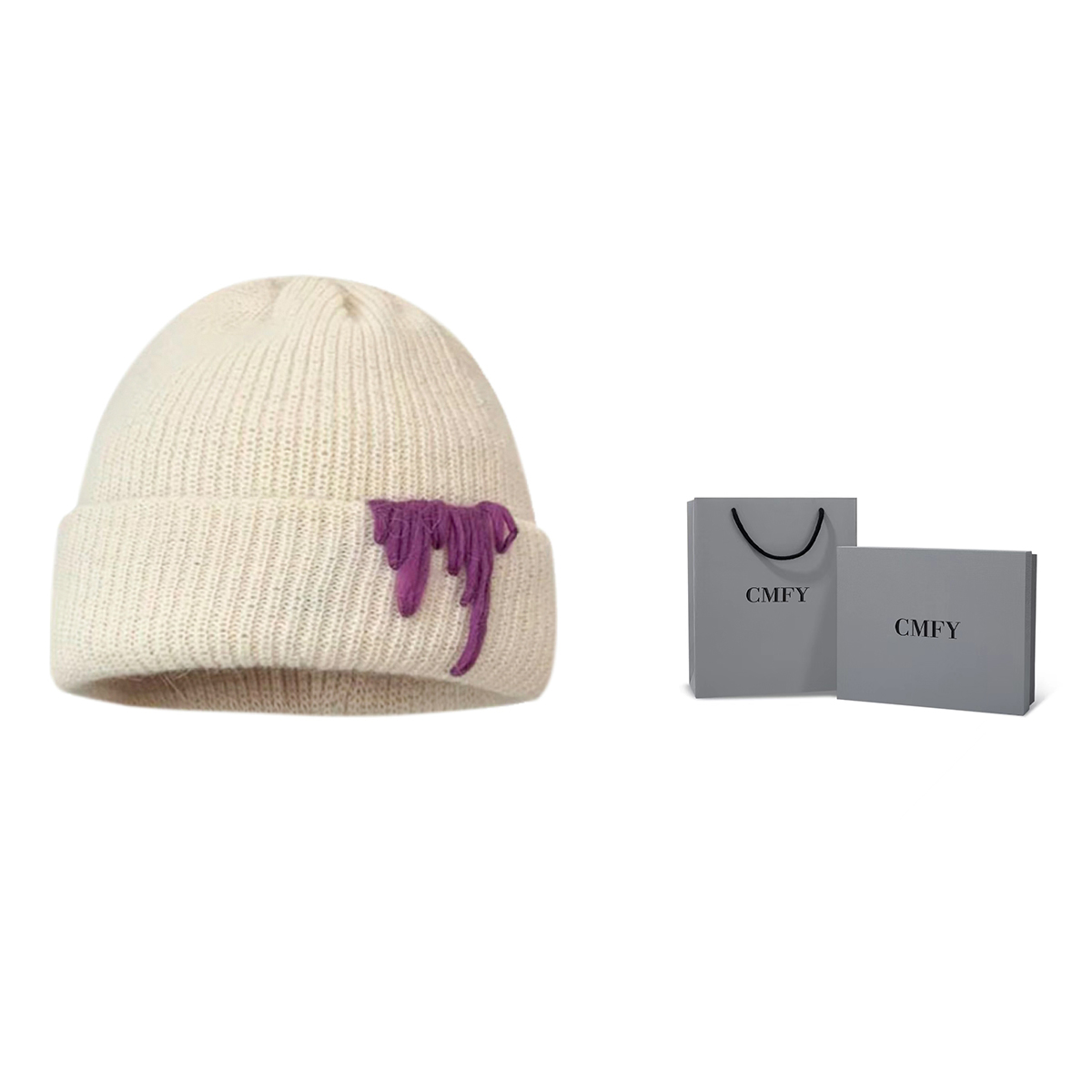 

CMFY Унисекс шапка бини, Ivory+Premium Box Limited Edition