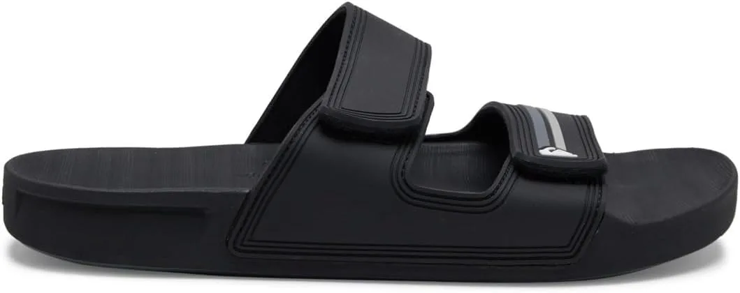 Мужские сандалии Quiksilver Rivi Slide Adjust II, черный/серый — фото 2