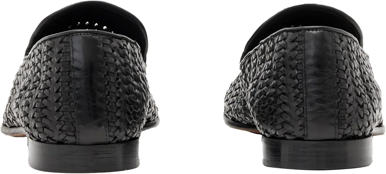 Лоферы John Varvatos Venice Woven, Black — фото 3