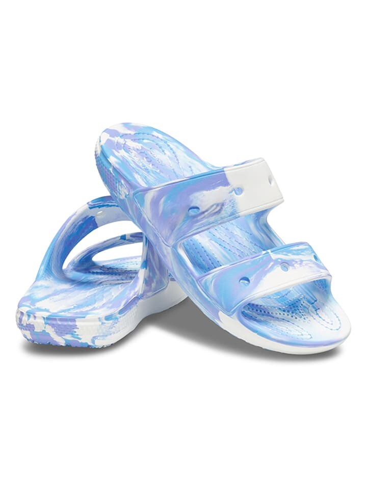 

Мюли Crocs, цвет blau/weiß, Синий, Мюли Crocs, цвет blau/weiß