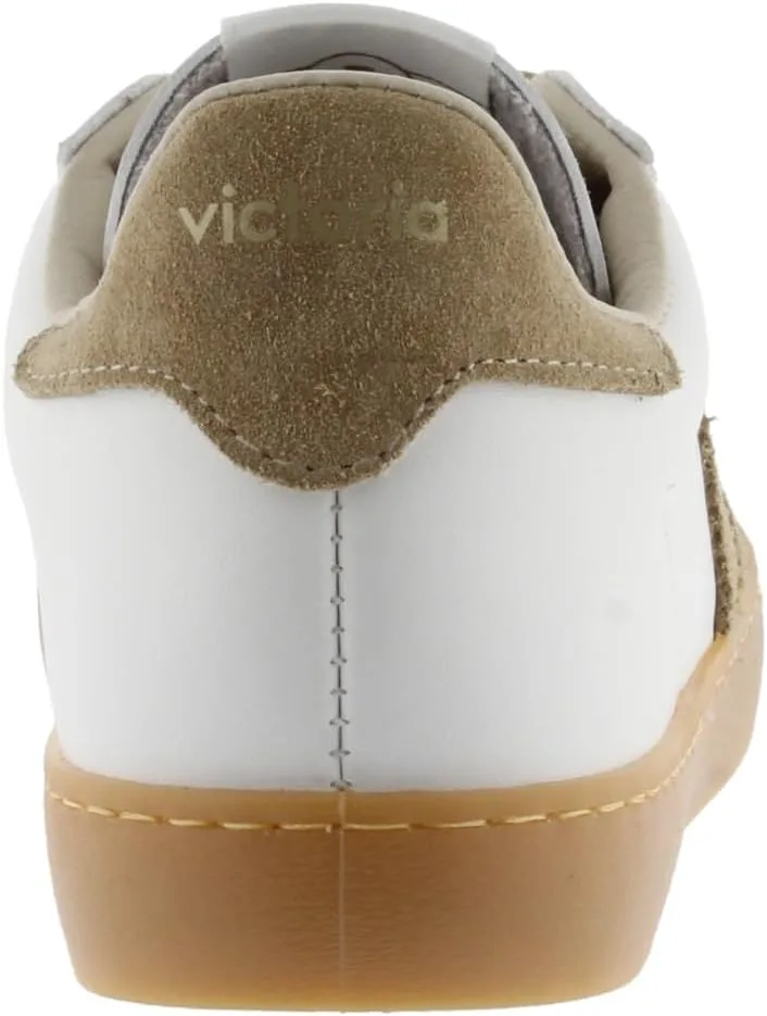 Велокроссовки Victoria Low-Top Unisex Berlin Ciclista, изготовленные из красивой натуральной кожи, в комплекте с шнурками в тон, для взрослых, бежевый — фото 4