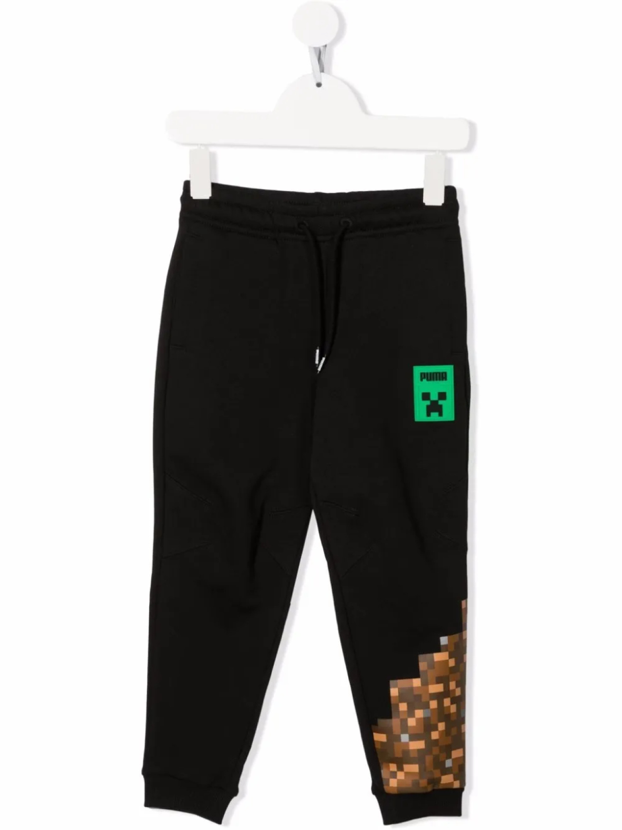 

Спортивные брюки с кулиской и логотипом Puma Kids, черный