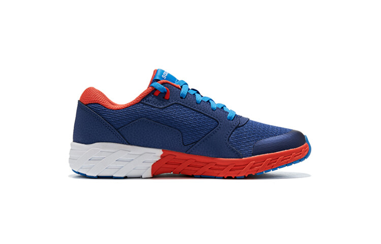 Кроссовки saucony Wind 2.0 Lace Big Kid 'Navy Red', синий/красный — фото 2
