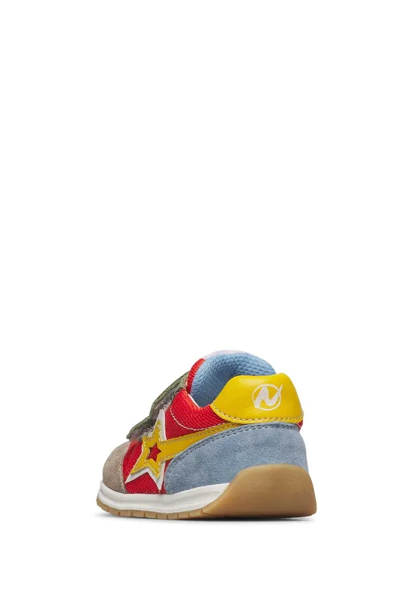 Пинетки Crumi vl baby shoes Naturino, серо-оранжевый — фото 4