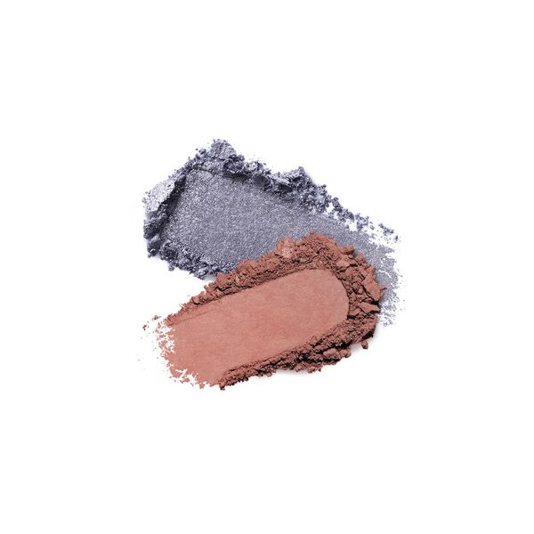 Дуэт матовых и металлических теней для век 02 pretty в розовом цвете, 8 г Kiko Milano Dreamphoria forever mate duet eyeshadow — фото 2