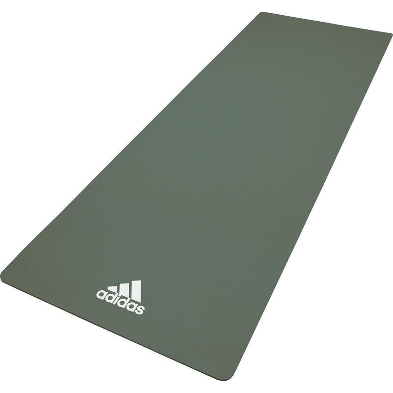 

Коврик для йоги Adidas 8мм необработанный зеленый