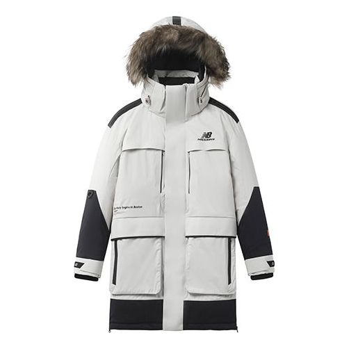 

Куртка New Balance Winter Down Cotton Jacket 'White Black', белый