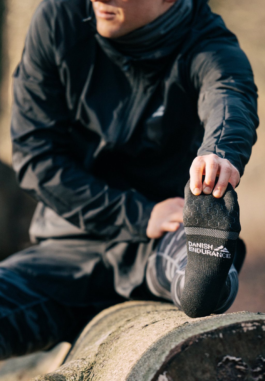 

Спортивные носки LONG DISTANCE 5 PACK Danish Endurance, металлик черный