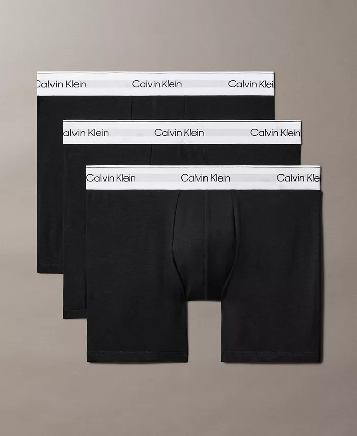 

Мужские боксеры Icon Stretch, 3 шт Calvin Klein, черный