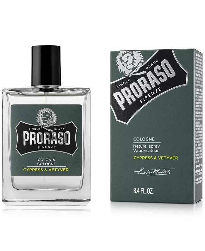 

Одеколон — Аромат кипариса и ветивера, 3,4 унции Proraso