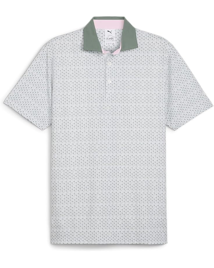 

Поло PUMA Golf X Ap Mattr Iced Tea Polo, цвет Eucalyptus