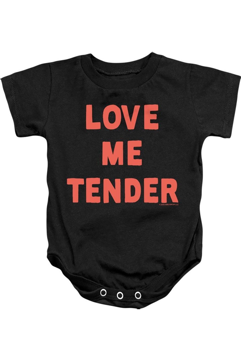 

Детский комбинезон Elvis Love Me Tender на кнопках Gildan, черный