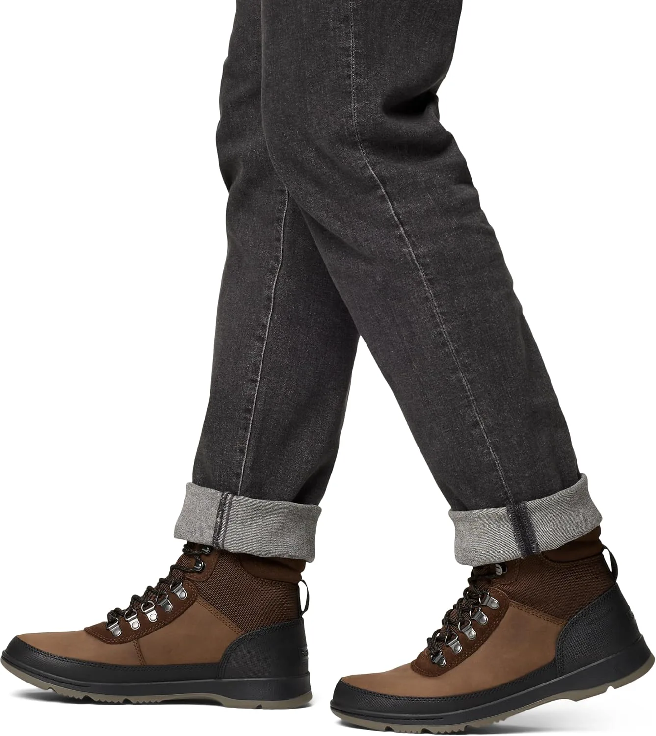 Мужские водонепроницаемые ботинки Sorel Ankeny II Hiker, черный — фото 3