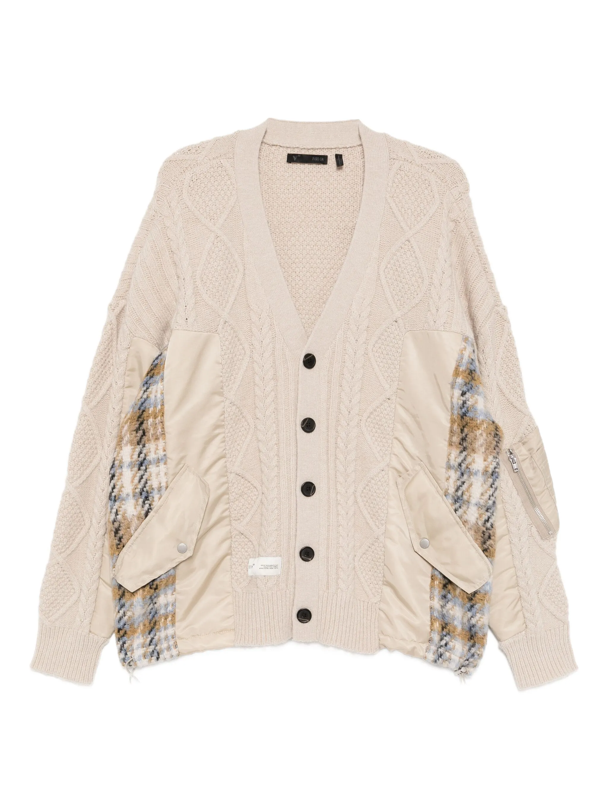 

Кардиган в технике пэчворк Five Cm, бежевый