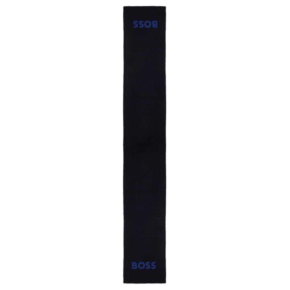 

Шарф с логотипом Boss Intarsia HUGO BOSS