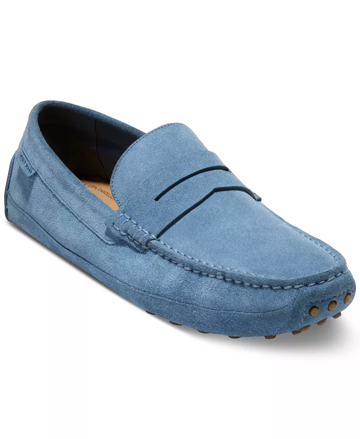 

Мужские лоферы для вождения Davies Grand Slip On Cole Haan, синий