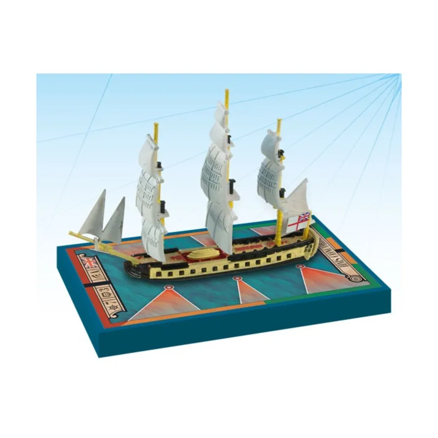

Британский - HMS Concorde 1783 - 32-пушечный фрегат класса Concorde, Sails of Glory - Napoleonic Wars - Ship Packs - Series I (1:1000)