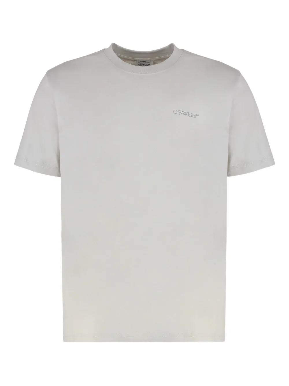 

Футболка из хлопкового микса OFF-WHITE, серый