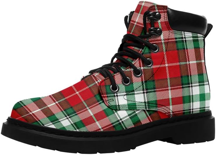 

Рождественские ботинки AWSOLE для мужчин и женщин, водонепроницаемые, противоскользящие, тактические, зимние ботинки, обувь с тематикой Санты, зеленый