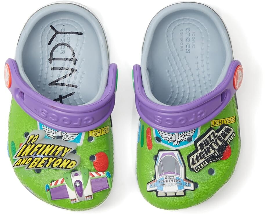 

Сабо Crocs Kids Toy Story Classic Clog, цвет Blue Grey/Buzz Lightyear