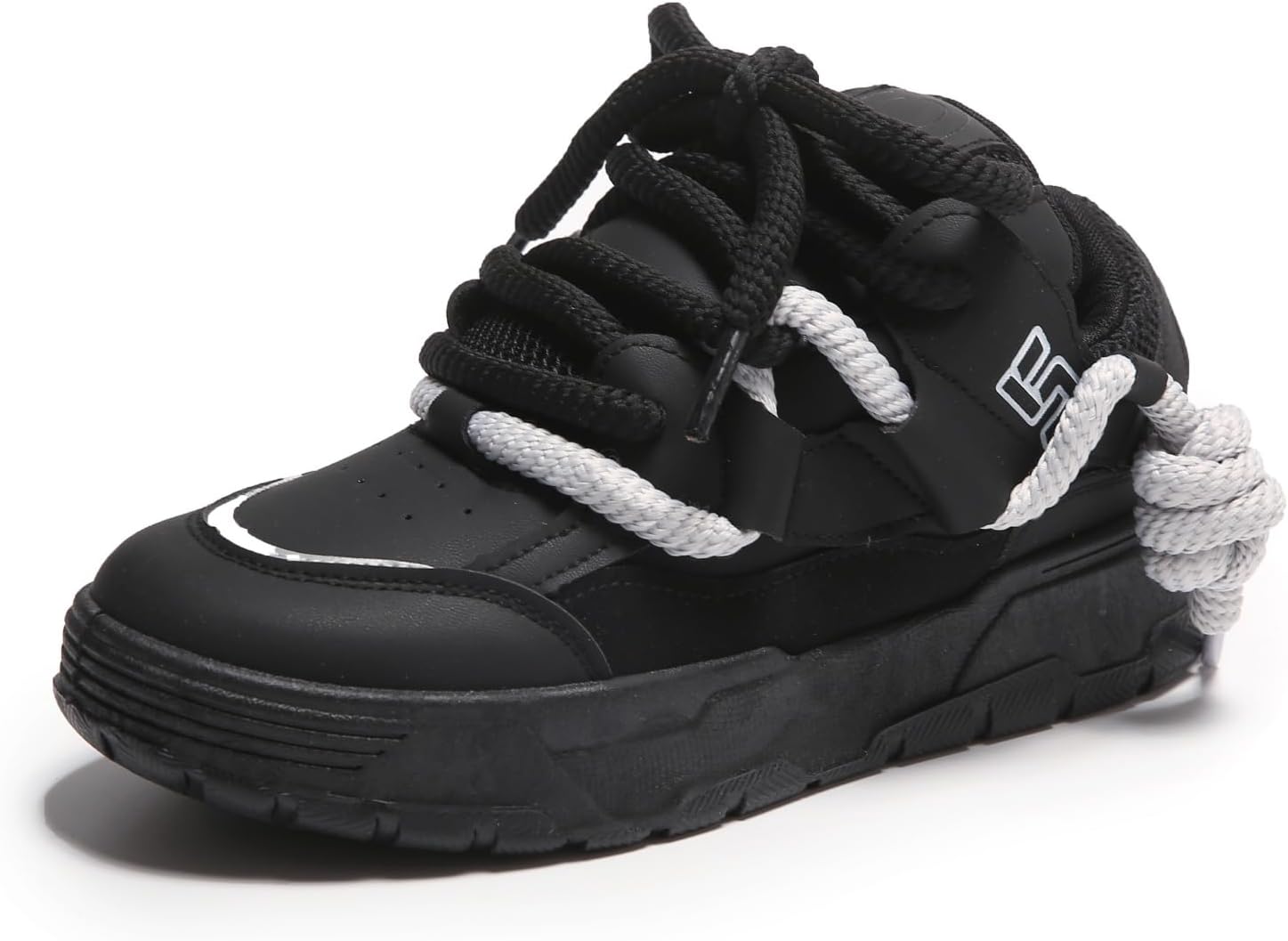 

Мужские кроссовки для ходьбы с массивной подошвой, спортивные повседневные обувь для зала, дышащие кроссовки для бега и модные кеды, легкая и комфортная обувь для ходьбы для мужчин Generic, черный