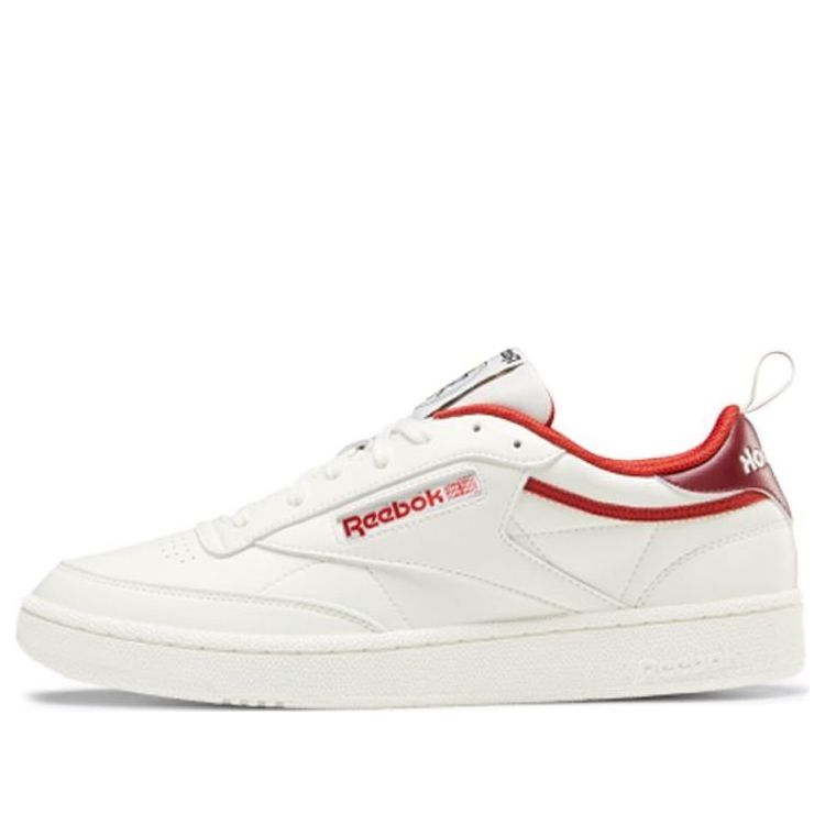 

Кеды Reebok Club C 85 'Chalk Legacy Red', красный