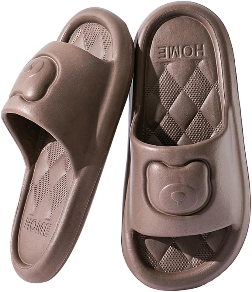 

Летние домашние тапочки для женщин и мужчин, милые шлепанцы для дома, душевые сандалии с мягкой подошвой, противоскользящие, быстро сохнущие, для ванной и улицы Rungion, B-coffee