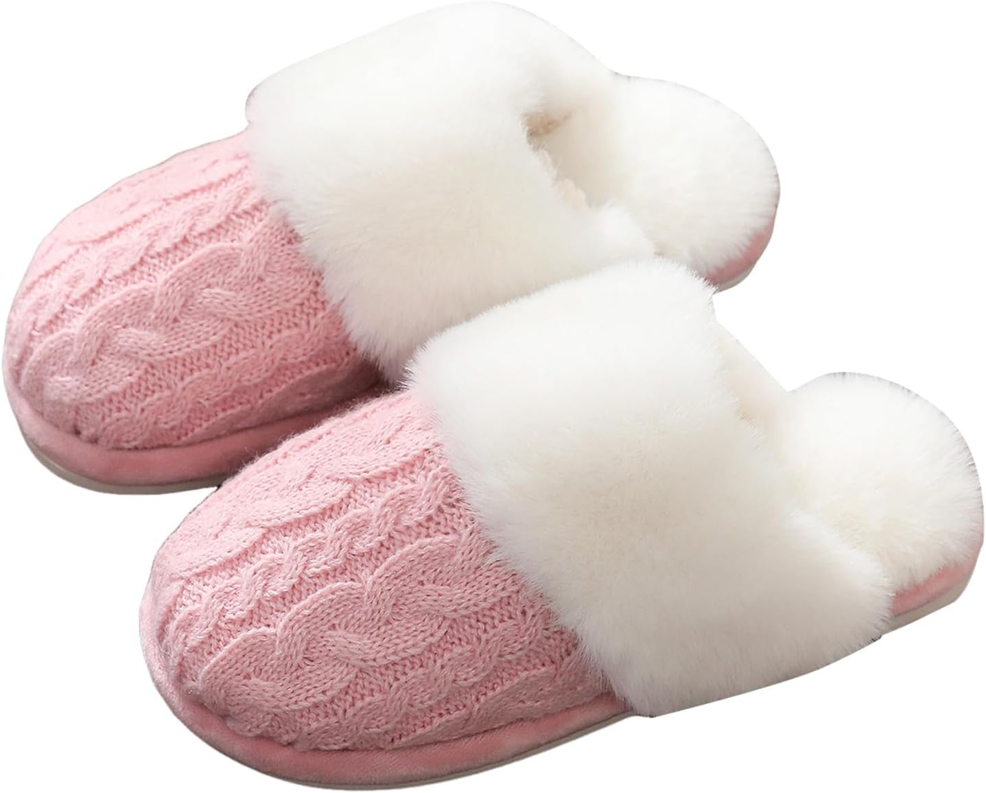 

Милые домашние тапочки для женщин и мужчин, плюшевые, теплые, мягкие тапочки для общежития, с эффектом памяти, мягкая обувь для спальни, нескользящие, на каждый день для дома, зимние Jyswoshoe, розовый