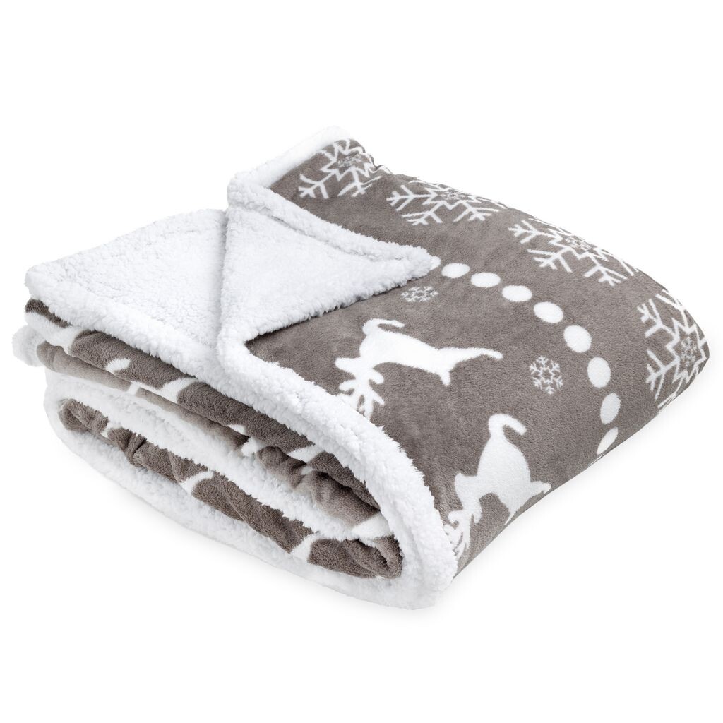 

JEMIDI Cuddly Blanket Одеяло для дивана 180 x 220 см - Под кожу ягненка Плед для дивана Sherpa - Одеяло для дивана Одеяло для дивана Покрывало - Теплое тяжелое - Одеяло Норвежский дизайн Серо-коричневый