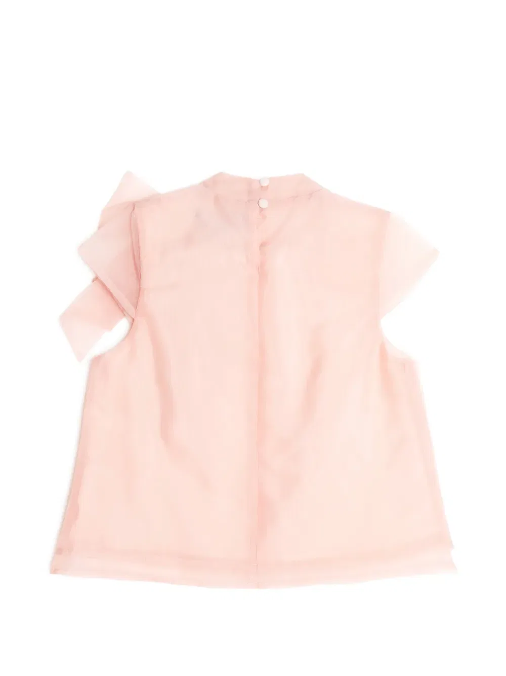 Топ с цветочным принтом и бантом Bcbg Kids, розовый — фото 2