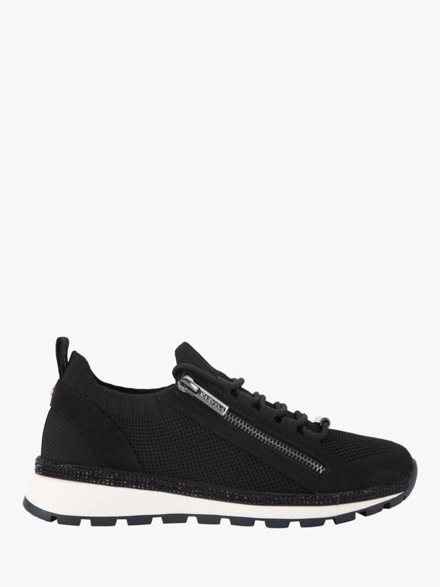 Pace Zip Knit Trainers Carvela, Black/Comb