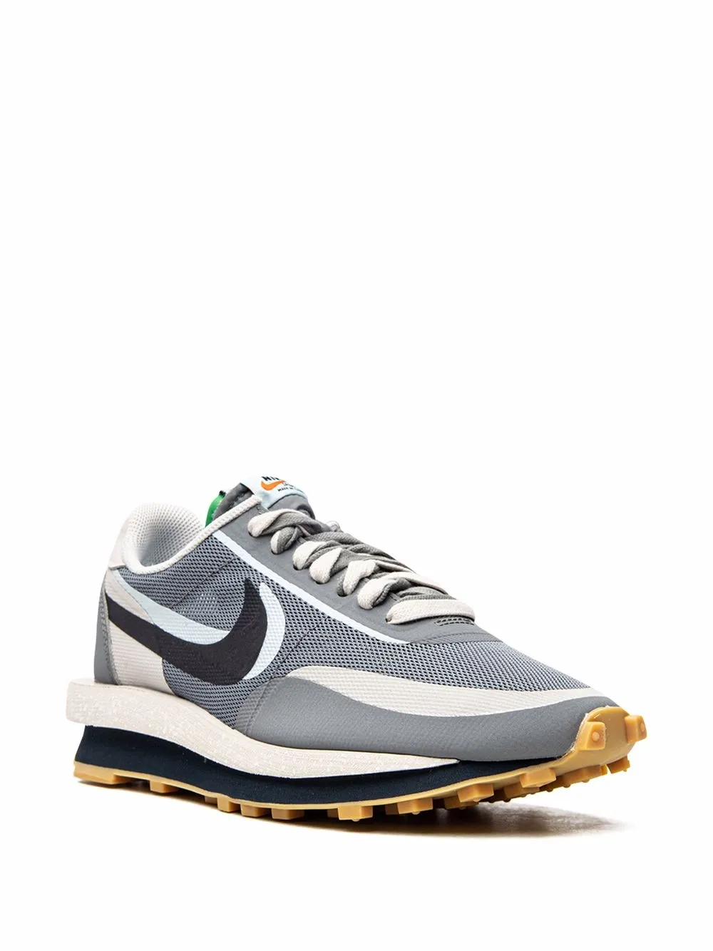 Кроссовки LDWaffle Cool Grey из коллаборации с Clot x sacai Nike, серый — фото 2