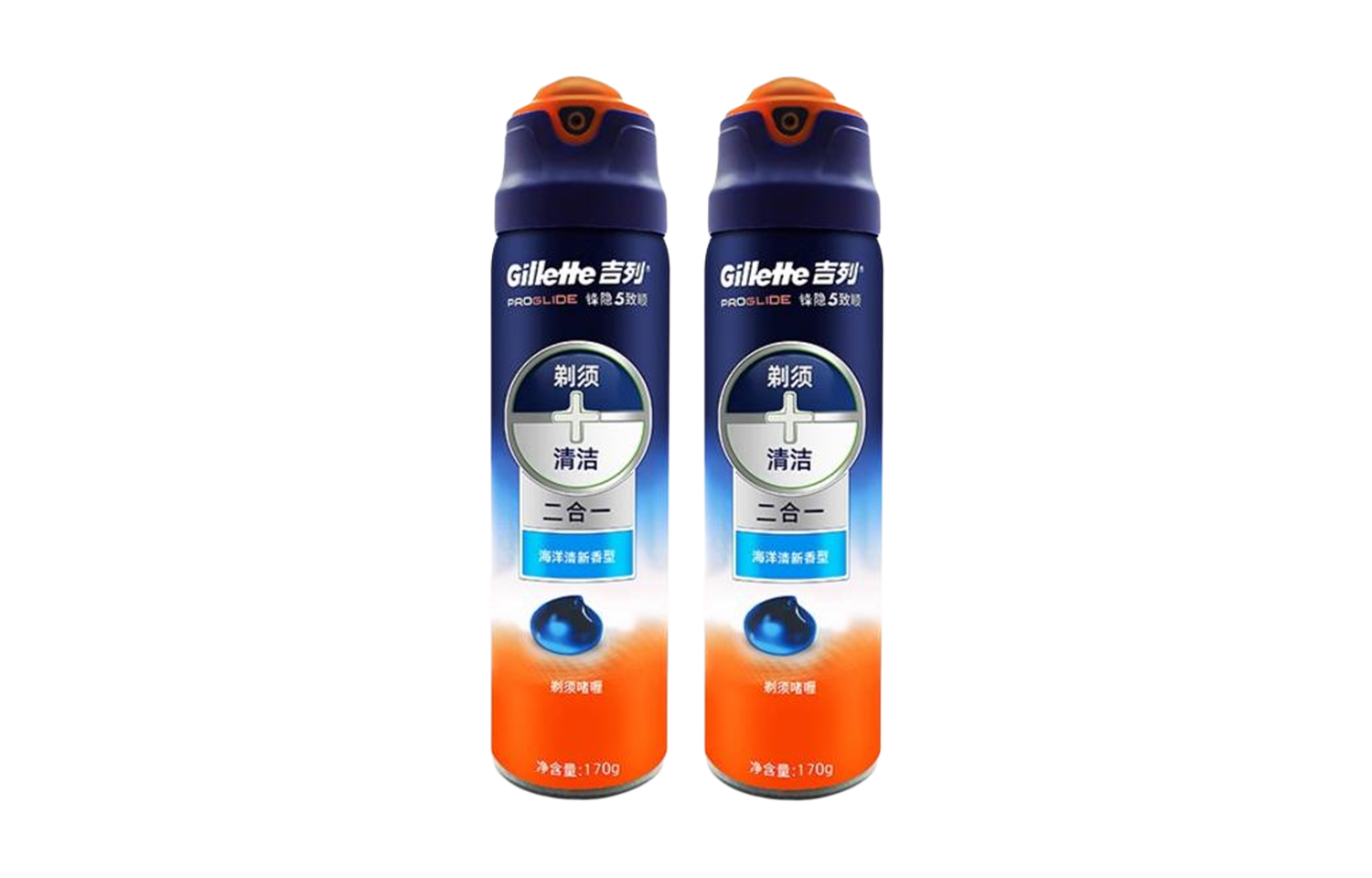 Гель для бритья Gillette Fusion ProGlide Sensitive, 170 г — фото 2