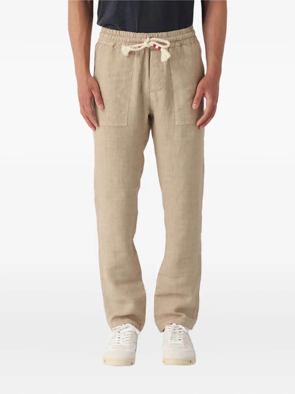 

Брюки с завязками на карманах MC2 SAINT BARTH, нейтральный