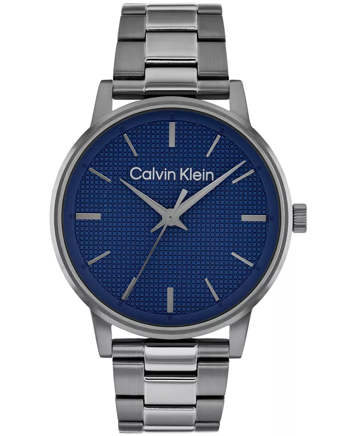 

Мужские часы CK Linked Ionic Plated с серым стальным браслетом 41mm Calvin Klein