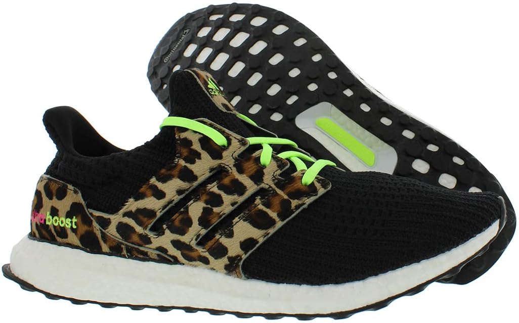 Мужские кроссовки Adidas Ultraboost 1.0, черный/зеленый — фото 4