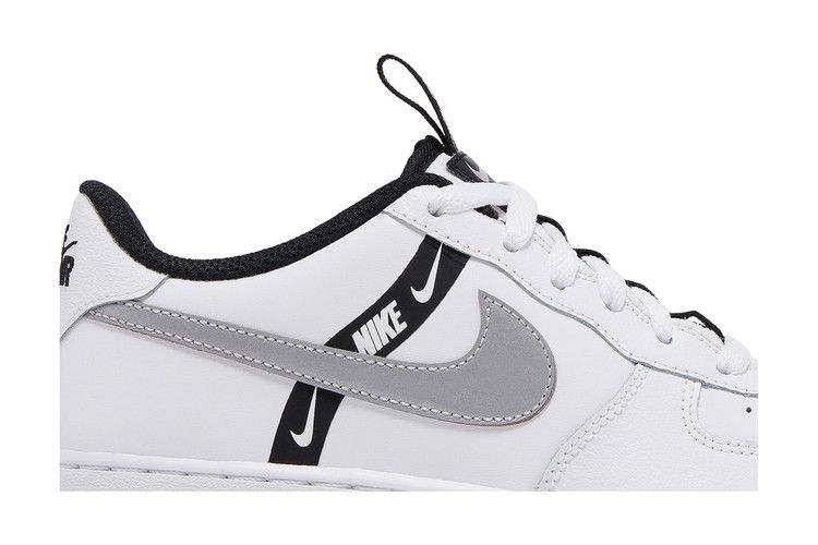 Кроссовки Nike Air Force 1 LV8 KSA GS 'Worldwide Pack - White Reflect Silver', белый — фото 3