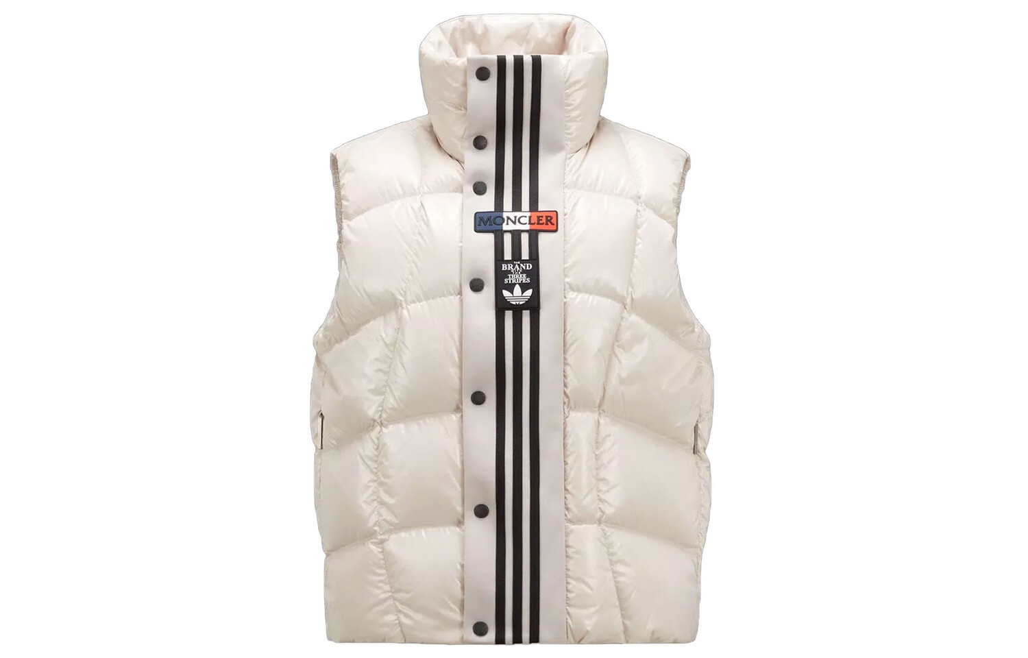 

Жилет унисекс Moncler x Adidas Originals Bozon Down, белый