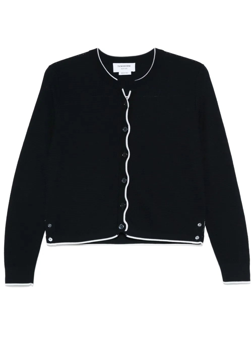 

Кардиган с полосками 4-Bar THOM BROWNE, синий