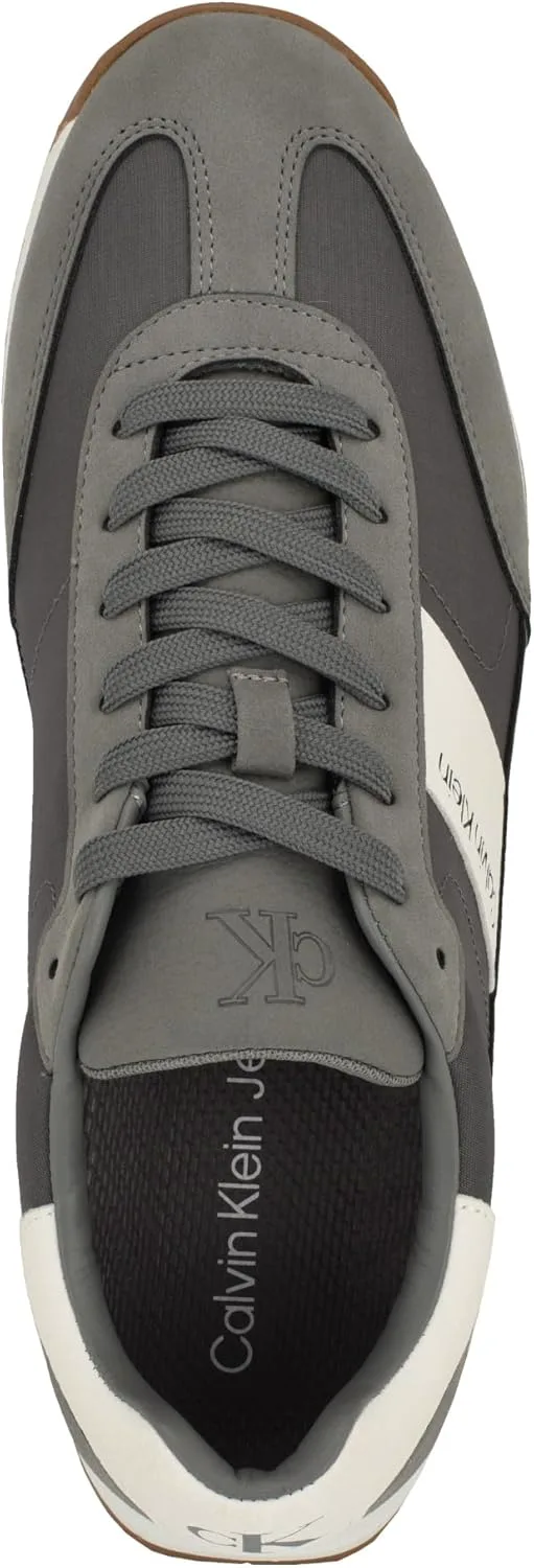 Кроссовки Calvin Klein Mens Galent, светло-серый/белый — фото 4