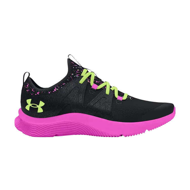

Кроссовки Under Armour Infinity 3 GS Black Vivid Magenta Speckled, черный