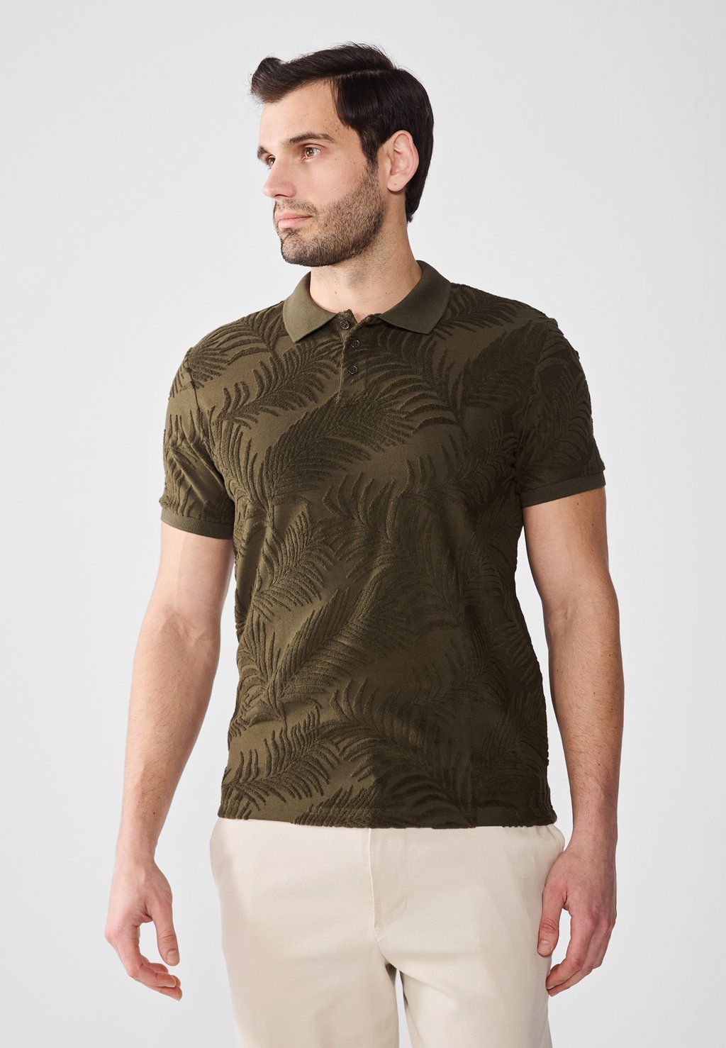 

Рубашка поло Pier One, хаки