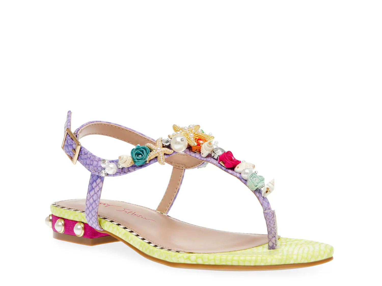 

Сандалии Rhianna Sandal Betsey Johnson, цвет lavendermulticolor