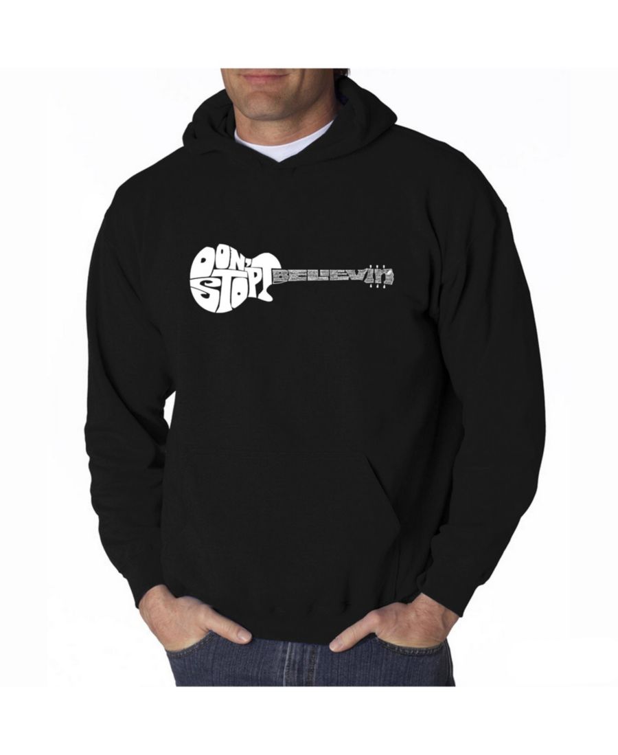

Мужская толстовка с капюшоном и надписью "Don't Stop Believin" LA Pop Art, Black