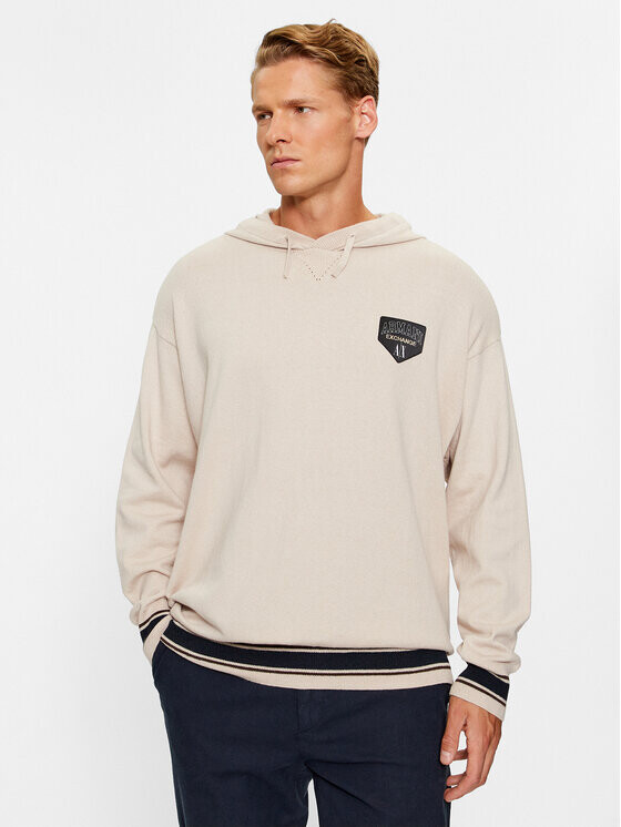 

Свитер обычного кроя Armani Exchange, бежевый