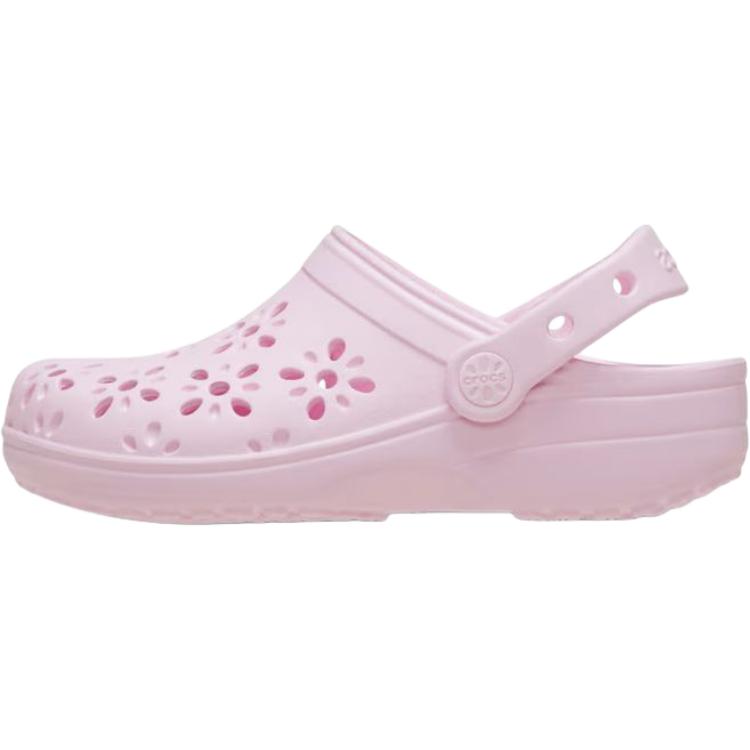 

Классические дышащие легкие амортизирующие низкие детские сандалии Clog Crocs, розовый