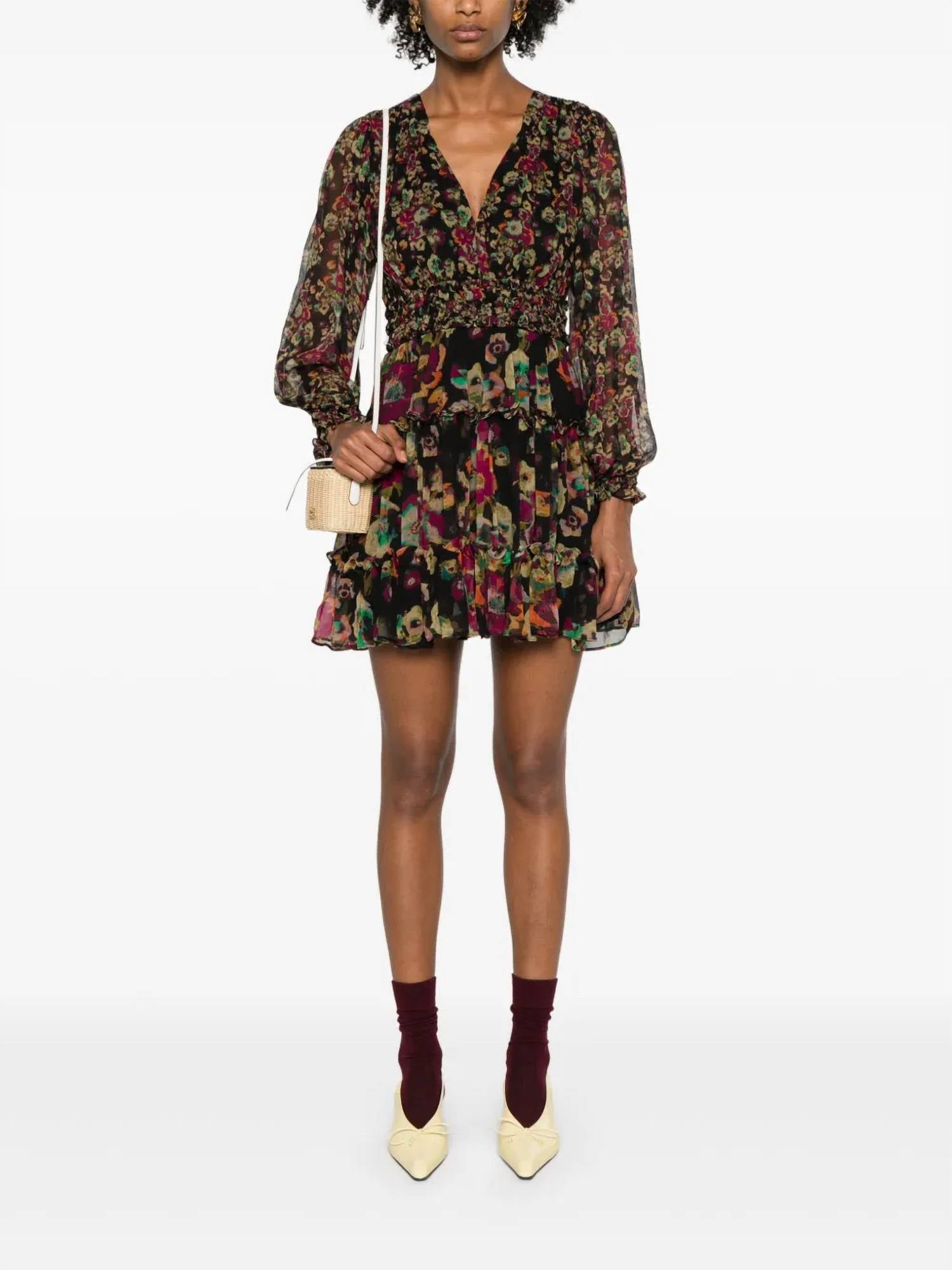 

Платье Lya Mini в космическом стиле Ulla Johnson, цвет cosmic