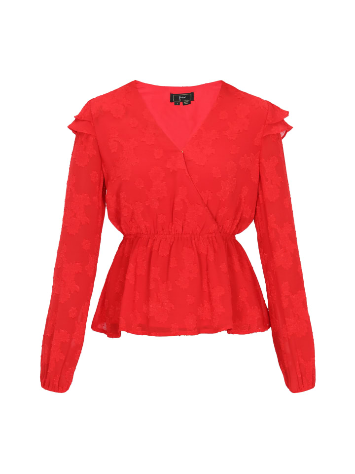 

Женская блузка красного цвета faina